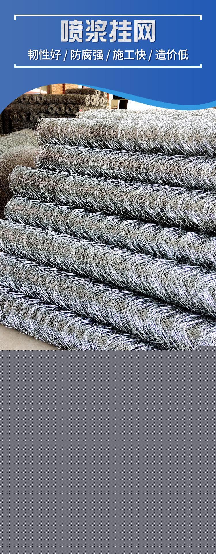 掛網(wǎng)噴漿六角網(wǎng)