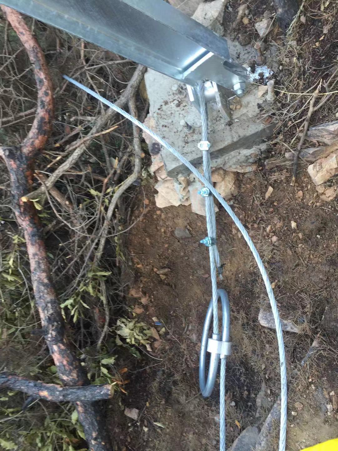 底部支撐繩安裝